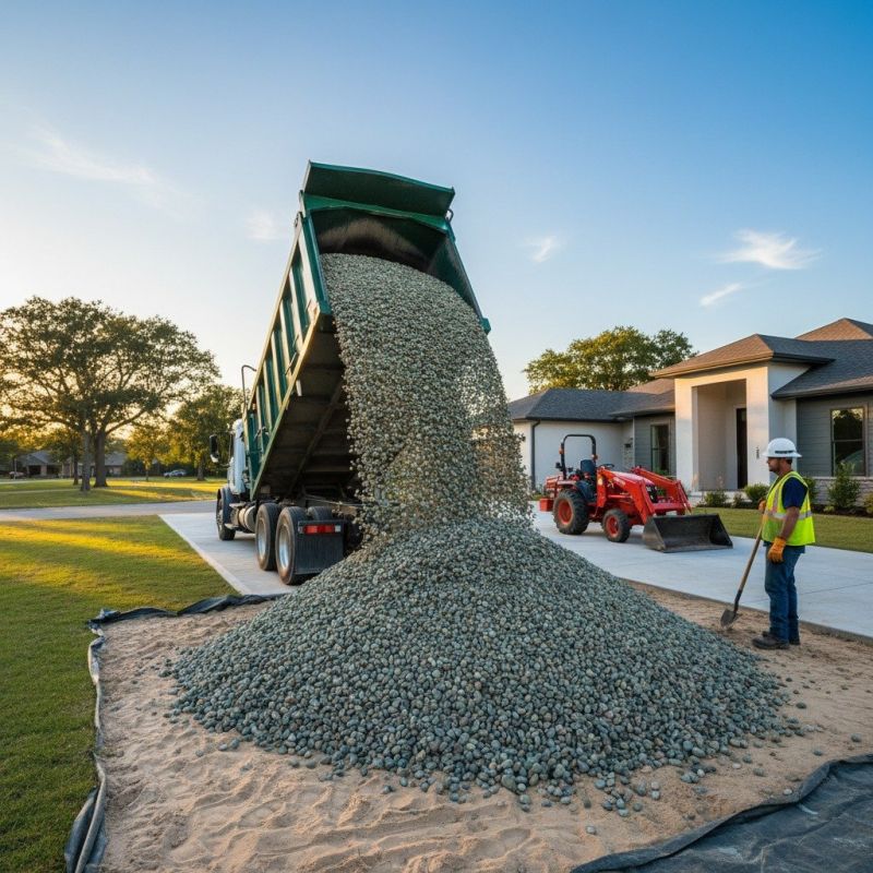 Gravel Delivery And Dumping detail